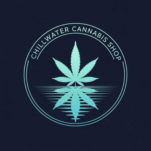 Chillwater Cannabis Shop Logo - Calm the Noise, Find Your Better Design by Kavinda Malaka