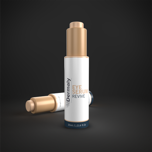 Eye serum bottle design Design by DZINEstudio™