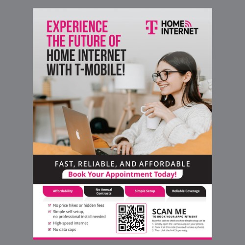 T-Mobile Home Internet Flyer Design by Dzine Solution