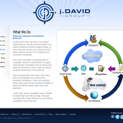 Design di j. David Group needs a new website design di racob