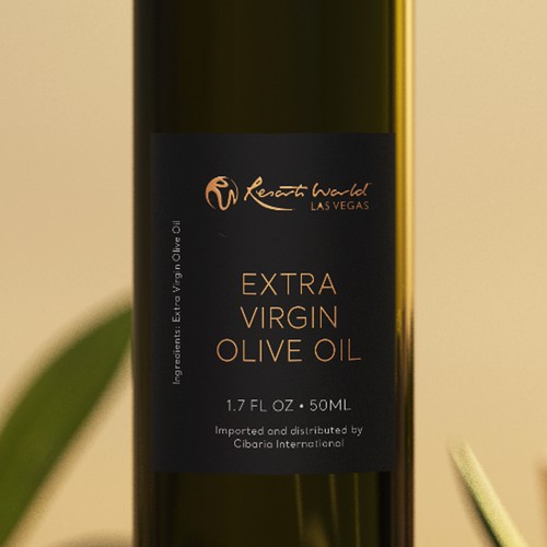 Design an Olive Oil label for sample size bottle Design by GraphiteStudios