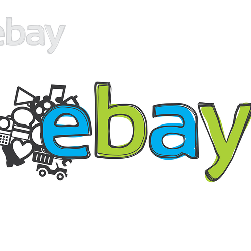 99designs community challenge: re-design eBay's lame new logo! Diseño de |DK|