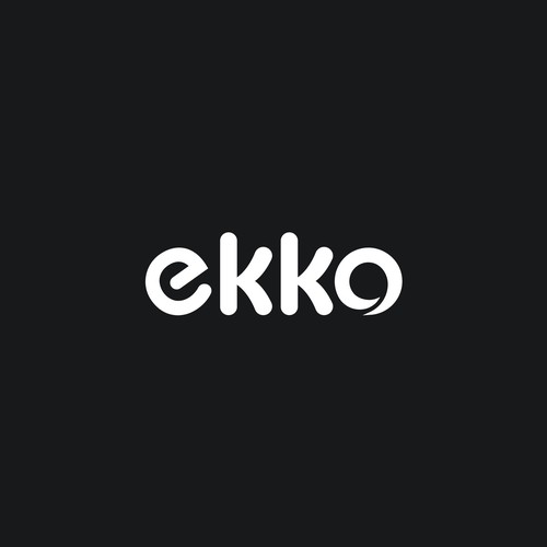 SIMPLE LOGO - ekko Letters then dm after Design by rayhanabir ™