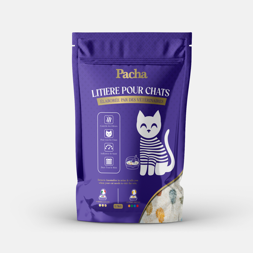 Cat Litter startup Minimalistic packaging - Contest Design by SONUPARMAR