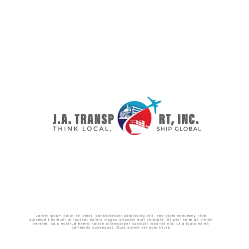 J.A. Transport Shipping company Design von Karl.J