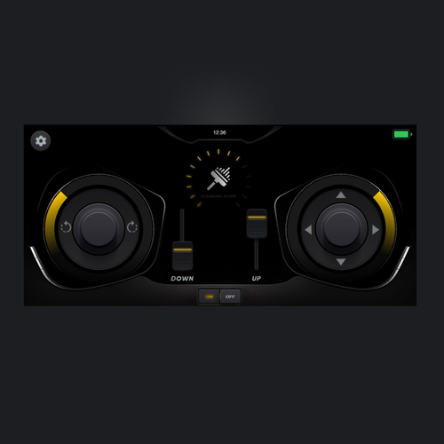 App for a window cleaning drone Design by Bhargav Talaviya