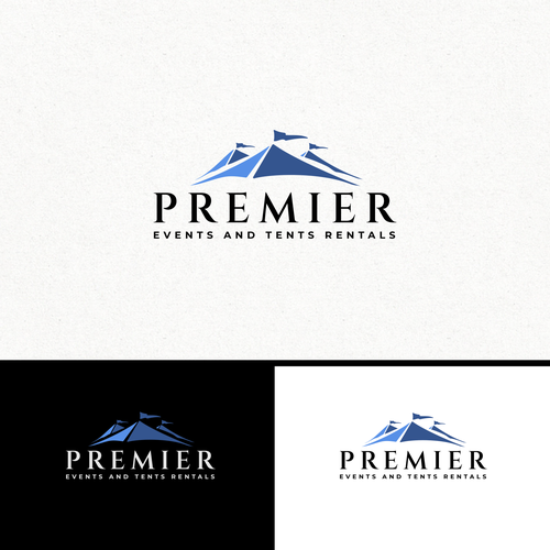 We need a powerful new logo for our tent rental company focused on high end clients. Design by mmkdesign