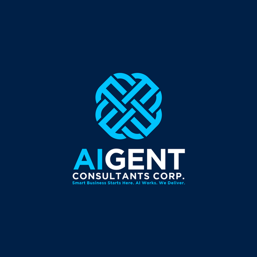 AI Agent Company: Appealing to small to medium sized businesses. Design by Aleta21