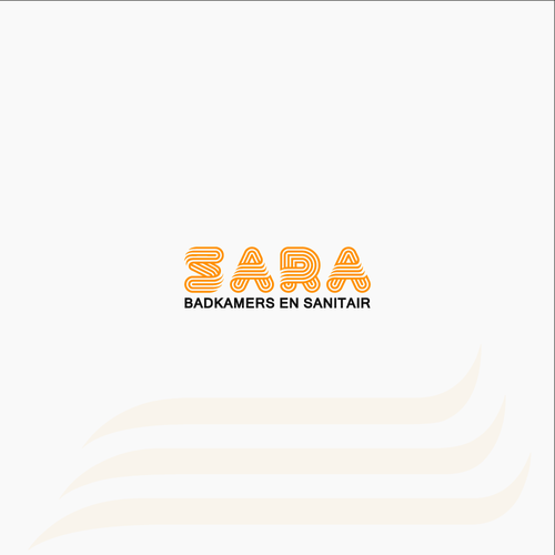 Logo moet SARA zijn ipv saar, letters moeten beeldmerk worden, ‘Badkamers & Sanitair’ eronder!! Design by KG®️