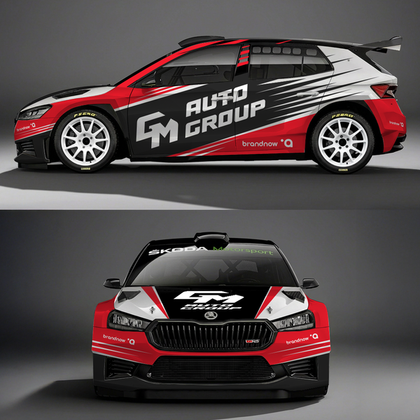 Design by IΛMJ titled "Skoda Fabio Rally2 - Design"