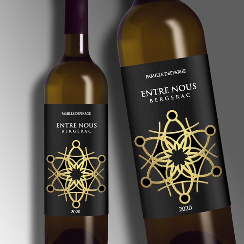 New label for a new french wine ! Design by Debdutta*