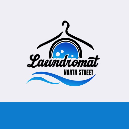 We need a powerful "Laundromat" logo Design by Sukrawinata