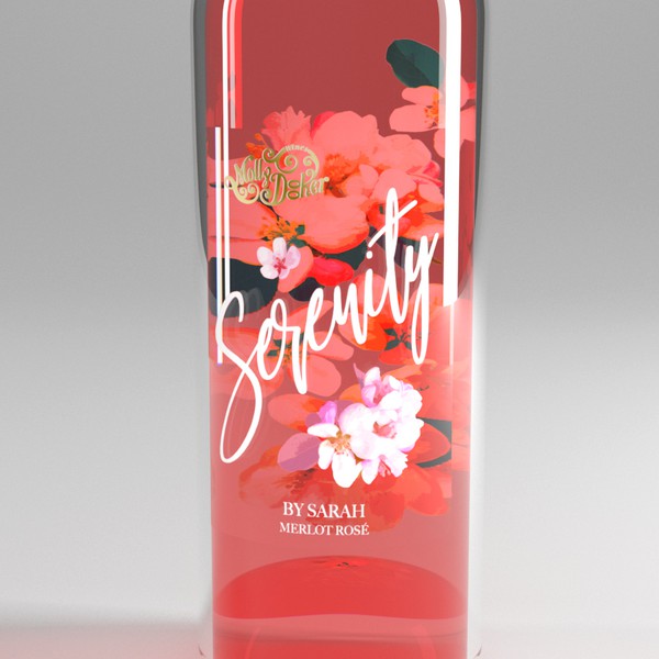 Design realizzato da Pomidorka intitolato "Wine label for Mollydooker Wines"