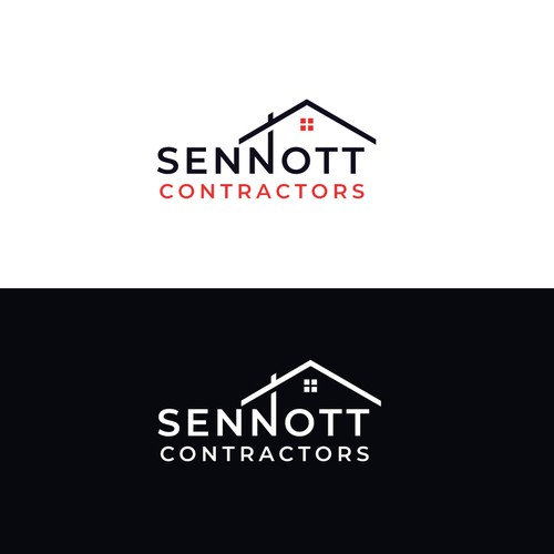 Bold, easy to read logo for construction company specializing in exterior renovations Design by Ashik99d