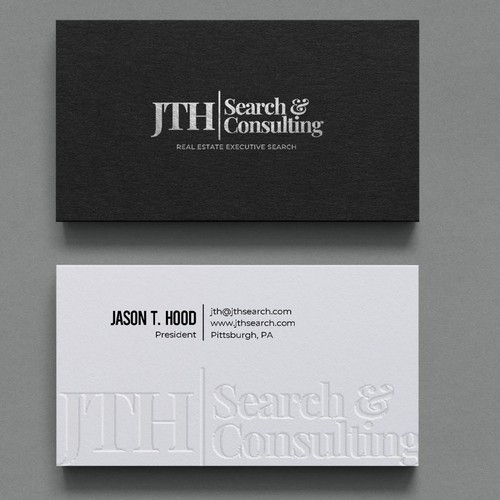 Design Business Card Design for Executive Search Firm por Xclusive16