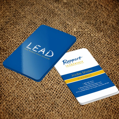 New business cards designs Design by Azzedine D