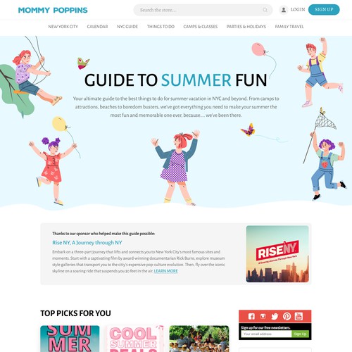 Guide Page for Leading Travel and Culture Website Design by ⚡️unbox.style⚡️