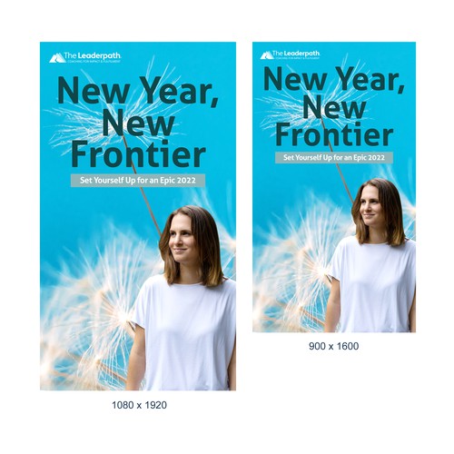 New Year, New Frontier Workshop Banner Design by Shearyadi