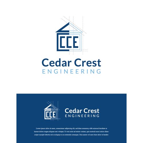 Design a Modern layered logo for a civil engineering company Design by Tan_Jila