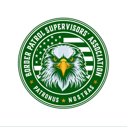 Border Patrol Supervisors Association Eagle Logo Design Design by Sett"