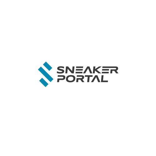 sneaker resale store workflow automation software - modern tech logo design Design by madDesigner™