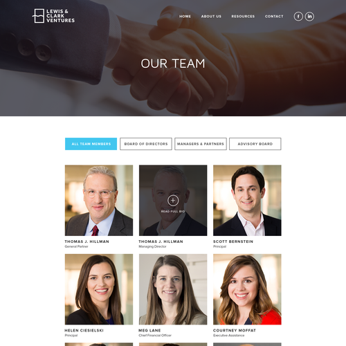 Create a modern Word Press theme design for Lewis & Clark Ventures Design by Obizzy