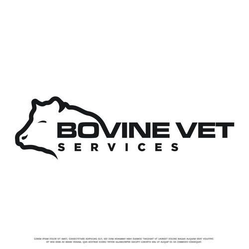 Design a bold cattle logo for Montana veterinary practice Design by opiq98