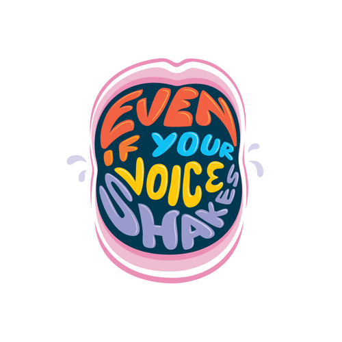 コンペ「Fun Creative Logo for Empowering Mental Health Blog (speaking up, end silence, advocating 4 justice)」のデザイン by George Burnsさん 