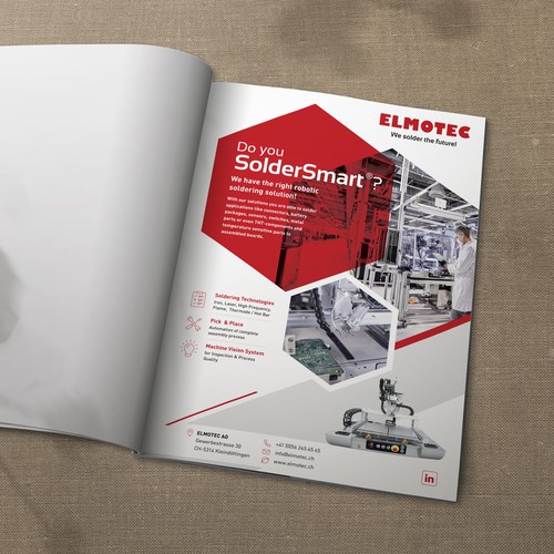 New one page advert - for robot Design by atularts