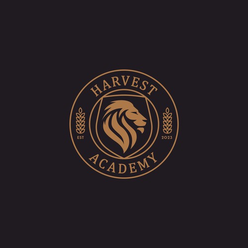 Harvest Academy Lions Mascot Design by Luckart.id