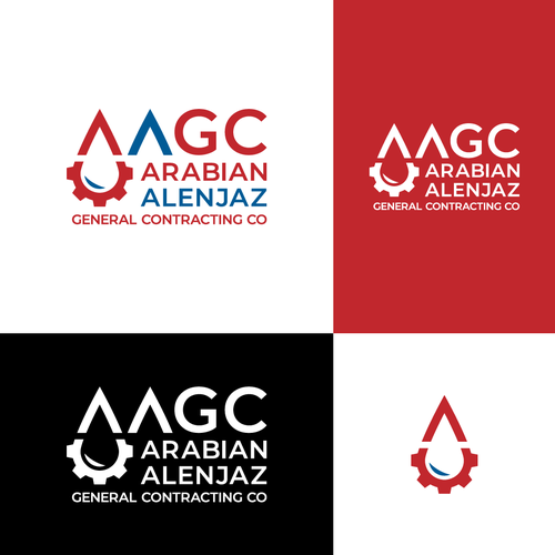 “Modern Industrial Logo for AAGC – Construction & Contracting Company” Design by CaptainZZ