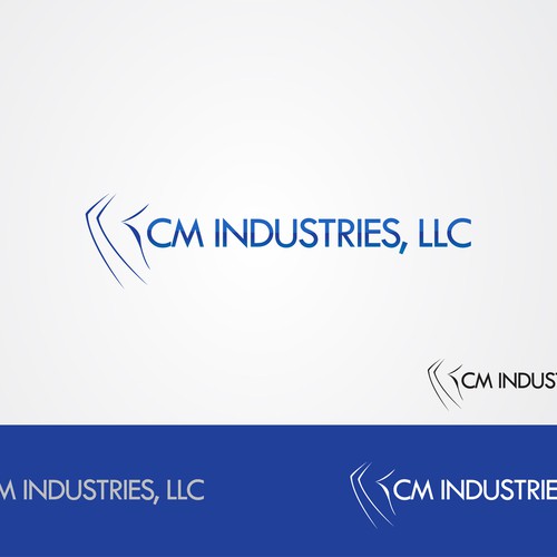 logo for CM Industies, LLC Design by B.K.Design