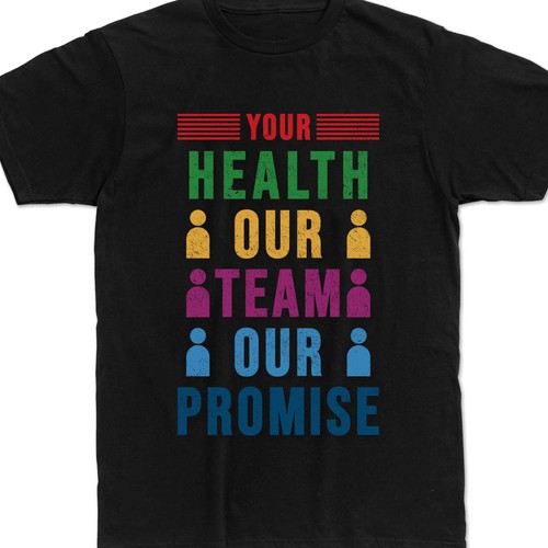 コンペ「Design the Winning Look for our T-Shirt – Our Team, Your Health: A Winning Combination」のデザイン by BintangSickwildさん 