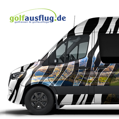 Mini Bus wraping for touristik Mercedes Sprinter Design by adelea