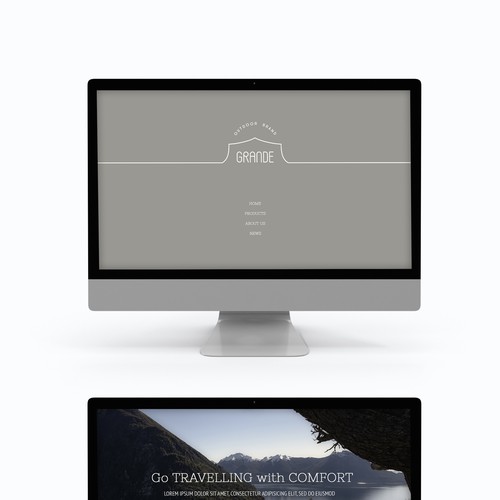 Web page design contest entry by slf1986