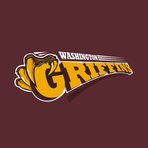 Community Contest: Rebrand the Washington Redskins  Design by DiegoGoi