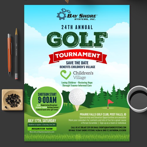 golf outing flyer