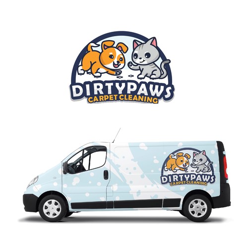 Design di Bright & Playful logo needed for pet focussed carpet cleaning company di LastBlacker