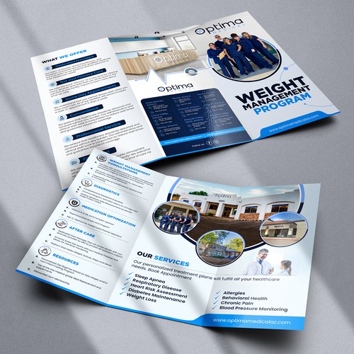 Design a Brochure: Weight Loss Program Design by Logicainfo ♥