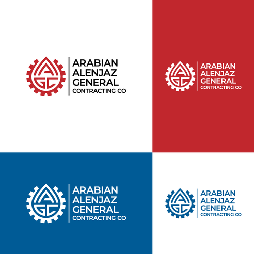 “Modern Industrial Logo for AAGC – Construction & Contracting Company” Design by CaptainZZ