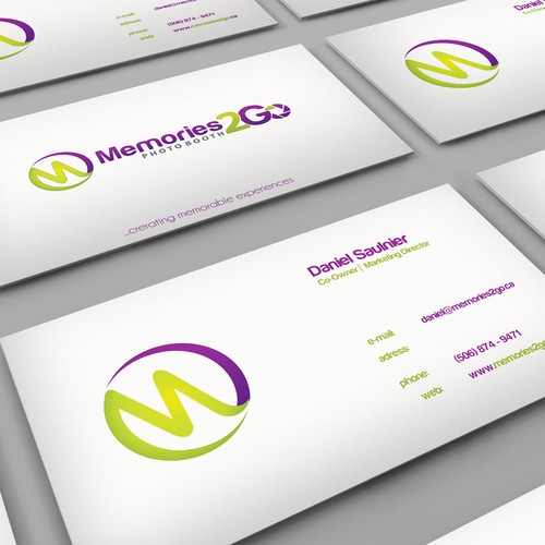 Create a business card for Luxurious Photo Booth Rentals! Design by N.Rc