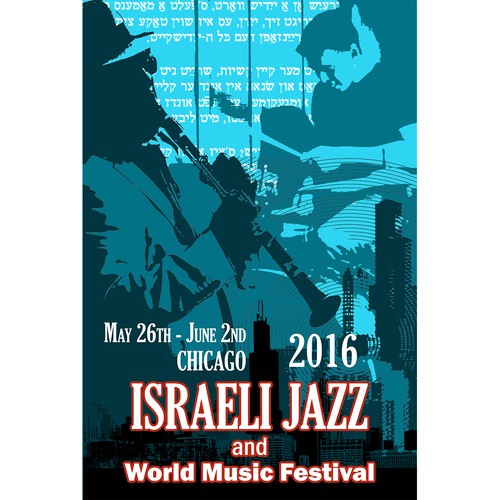 Israeli Jazz and World Music Festival Design von krlegend