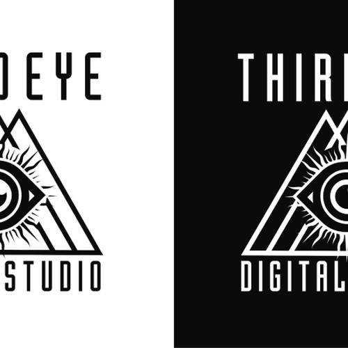 Create a logo with a third eye inspired by Alex Grey for Third Eye Digital Studio Design by Wintrygrey