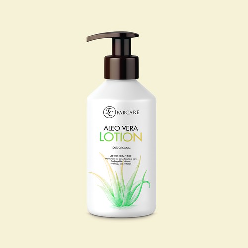 Label Design for Aloe Vera Lotion Design by mindART*