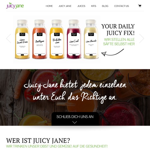 WordPress theme design contest entry by gluecksrocka