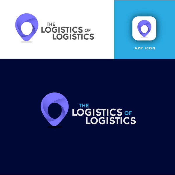 Design by Amlan Roy titled "logistics logo"