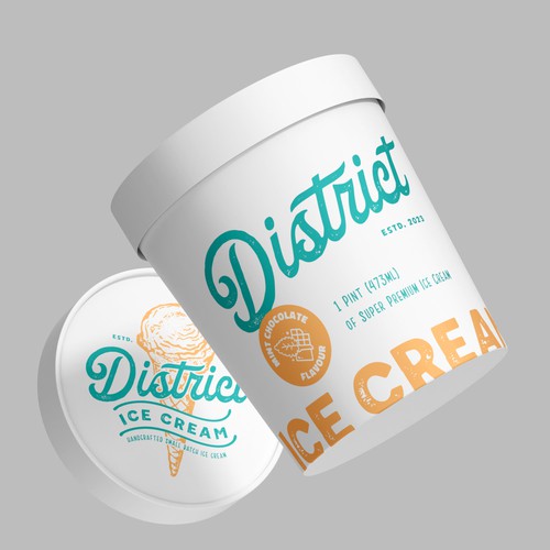 'Cool' NEW Ice Cream Pint design Design by CUPEDIUM