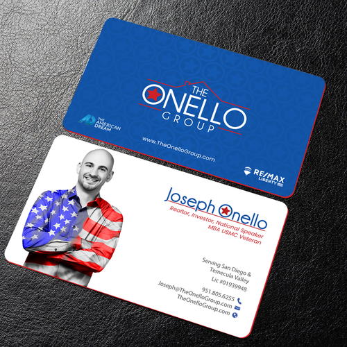 Military Real Estate Business Card Design by Mr Minimalist