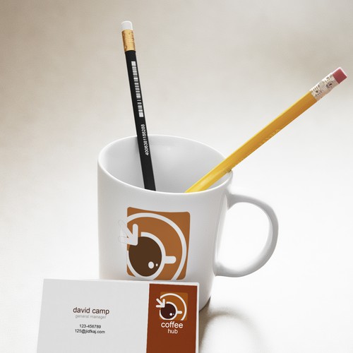 Coffee Hub Design por sandom ★ designs ✎