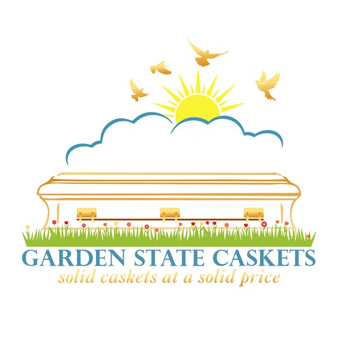 casket company logo Design by vinden